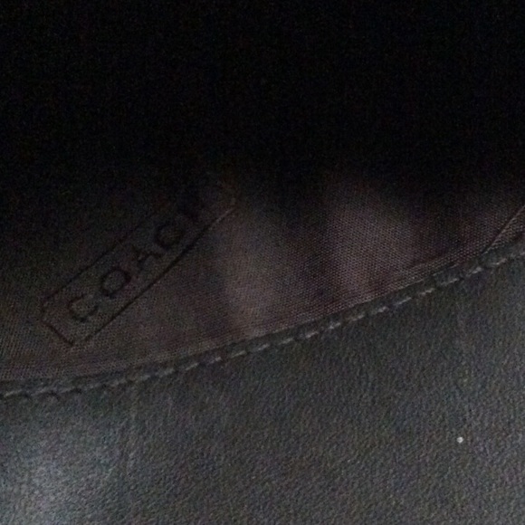 Coach Signature check-book/bill holder EUC - Picture 6 of 7